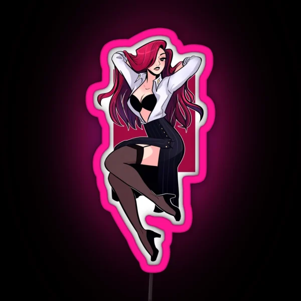 Pinup Camille RGB Neon Sign