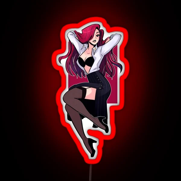 Pinup Camille RGB Neon Sign