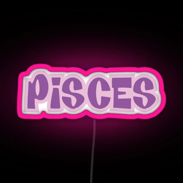 Pisces Bratz RGB Neon Sign