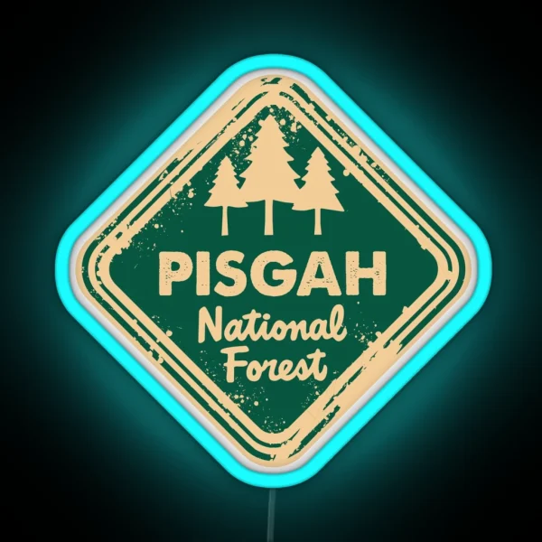 Pisgah National Forest RGB Neon Sign