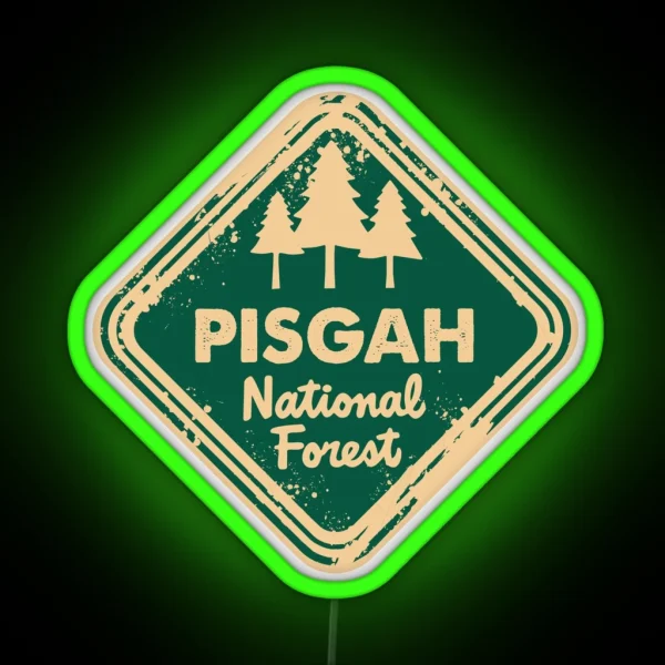 Pisgah National Forest RGB Neon Sign