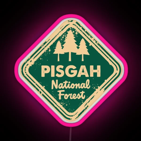 Pisgah National Forest RGB Neon Sign