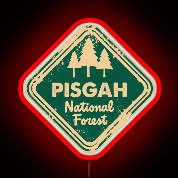 Pisgah National Forest RGB Neon Sign