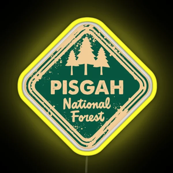 Pisgah National Forest RGB Neon Sign