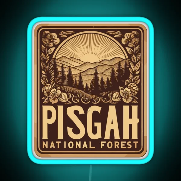 Pisgah National Forest RGB Neon Sign