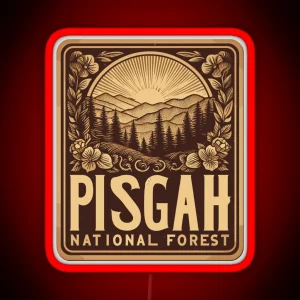 Pisgah National Forest RGB Neon Sign