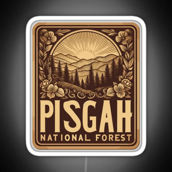 Pisgah National Forest RGB Neon Sign