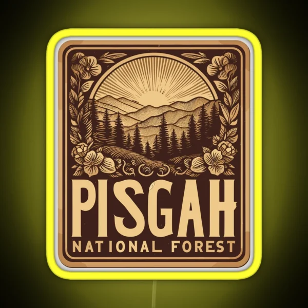 Pisgah National Forest RGB Neon Sign