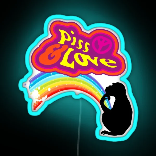 Piss And Love RGB Neon Sign