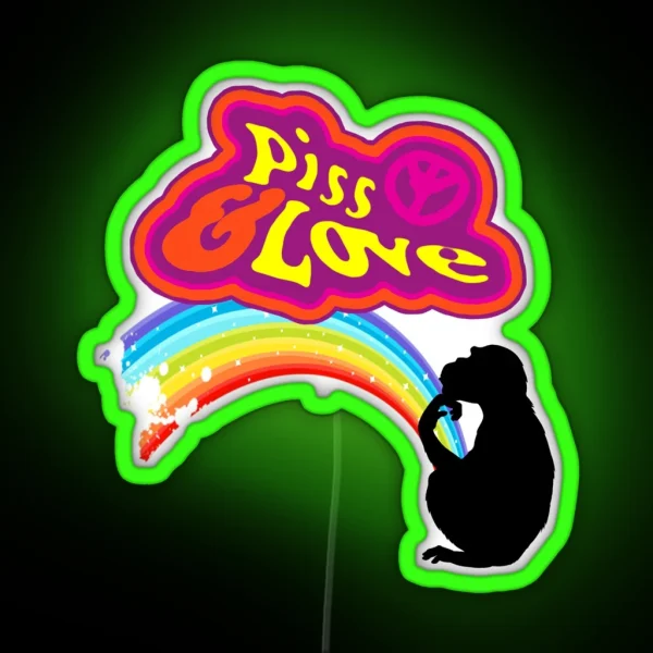 Piss And Love RGB Neon Sign