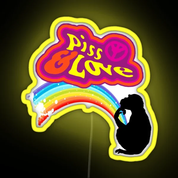 Piss And Love RGB Neon Sign