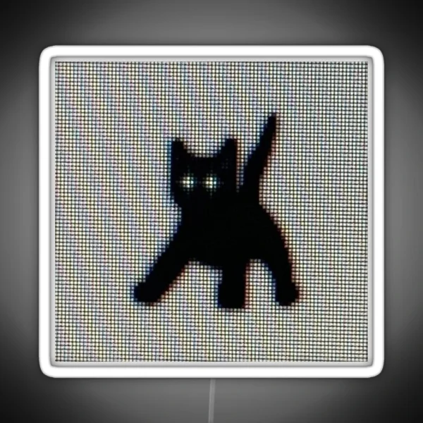 Pixel Cat RGB Neon Sign