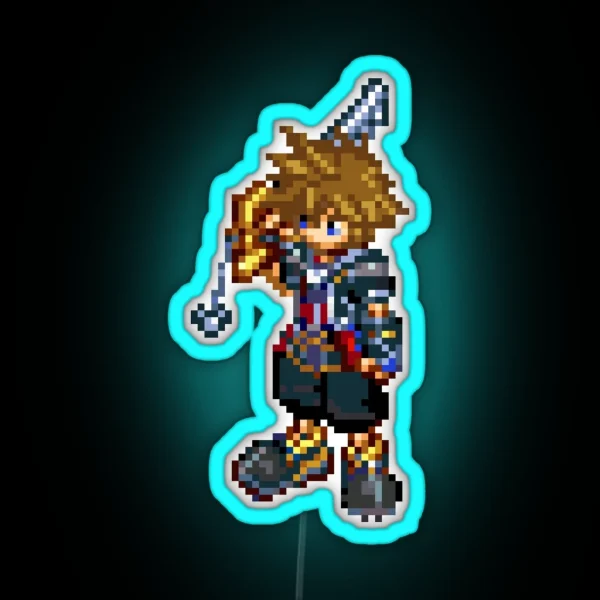 Pixel Sora RGB Neon Sign