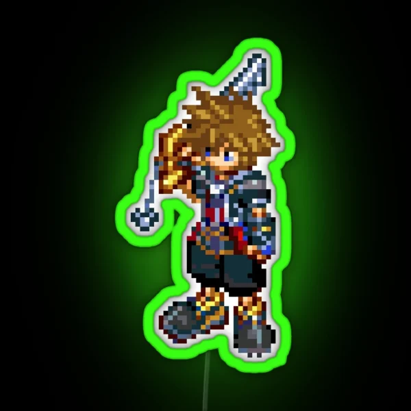 Pixel Sora RGB Neon Sign