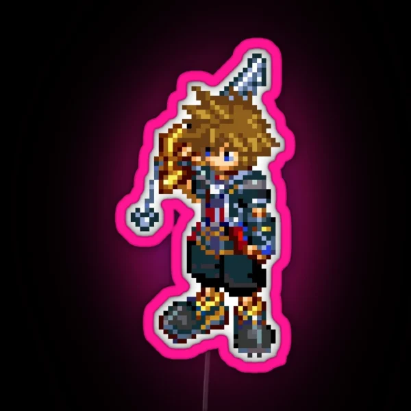 Pixel Sora RGB Neon Sign