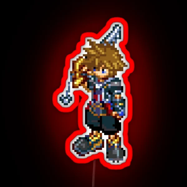 Pixel Sora RGB Neon Sign