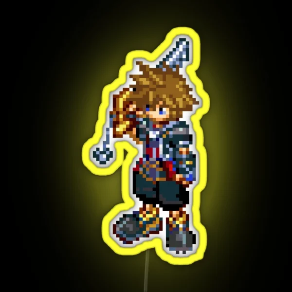 Pixel Sora RGB Neon Sign