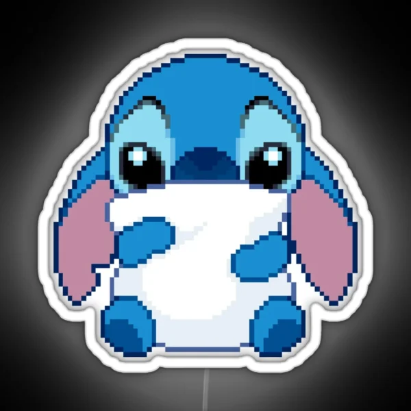 Pixel Stitch RGB Neon Sign