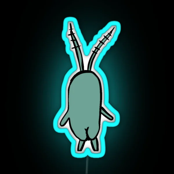 Plankton Butt RGB Neon Sign