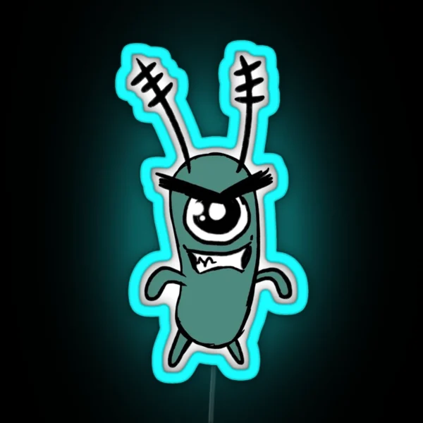 Plankton RGB Neon Sign