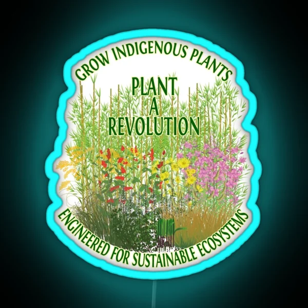 Plant A Revolution RGB Neon Sign