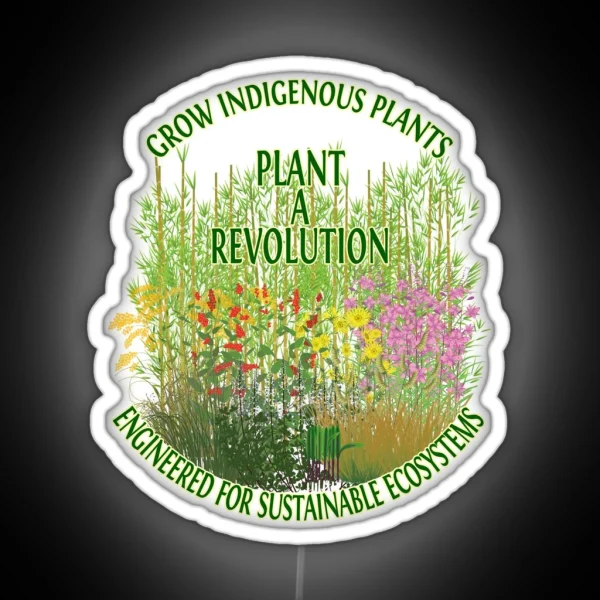 Plant A Revolution RGB Neon Sign