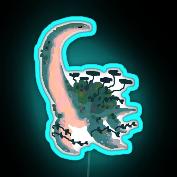 Plant Plesiosaur RGB Neon Sign