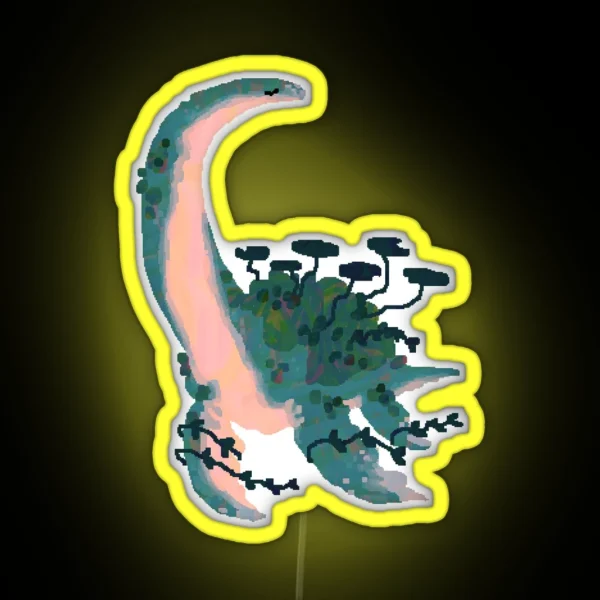 Plant Plesiosaur RGB Neon Sign