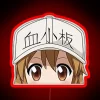 platelet-chan rgb neon sign