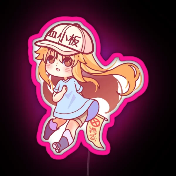 Platelet Chan RGB Neon Sign