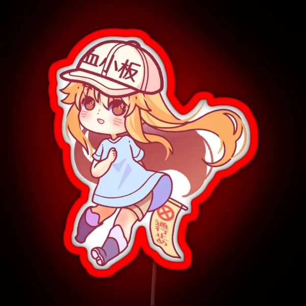 Platelet Chan RGB Neon Sign