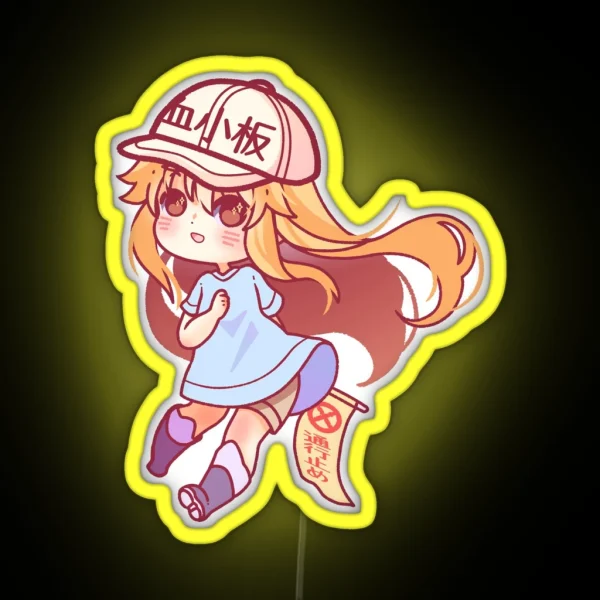 Platelet Chan RGB Neon Sign