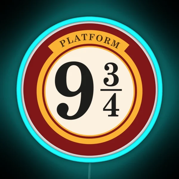 Platform 9 3 4 RGB Neon Sign