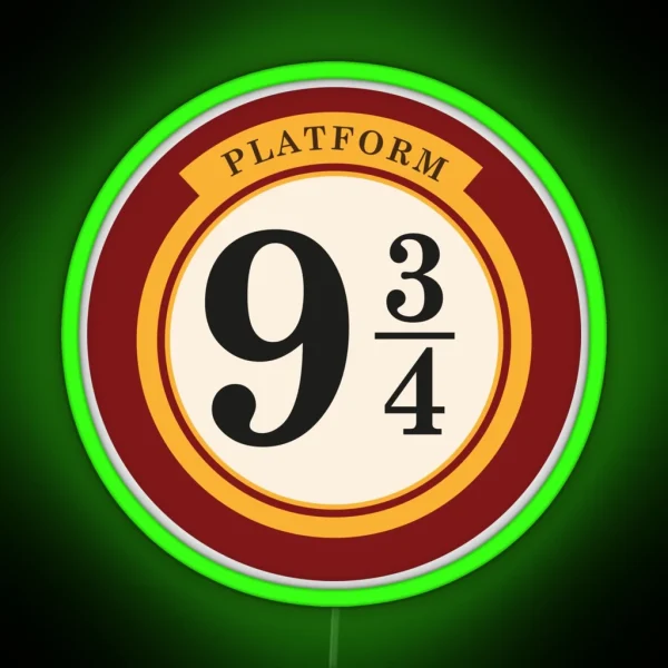 Platform 9 3 4 RGB Neon Sign