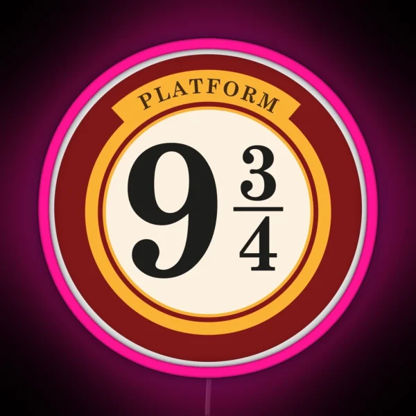 Platform 9 3 4 RGB Neon Sign