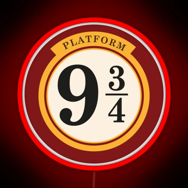 Platform 9 3 4 RGB Neon Sign