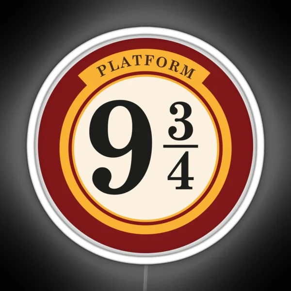 Platform 9 3 4 RGB Neon Sign