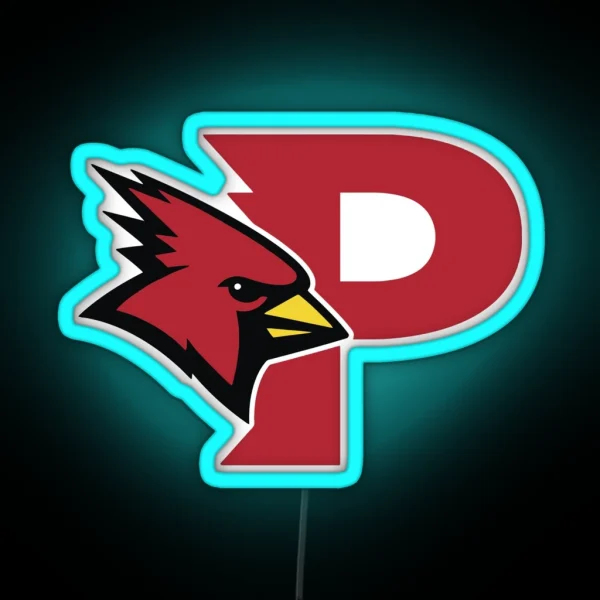 Plattsburgh State University Cardinals RGB Neon Sign