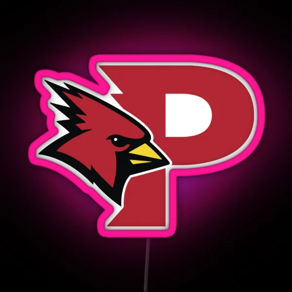 Plattsburgh State University Cardinals RGB Neon Sign