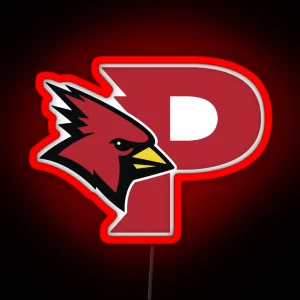 Plattsburgh State University Cardinals RGB Neon Sign