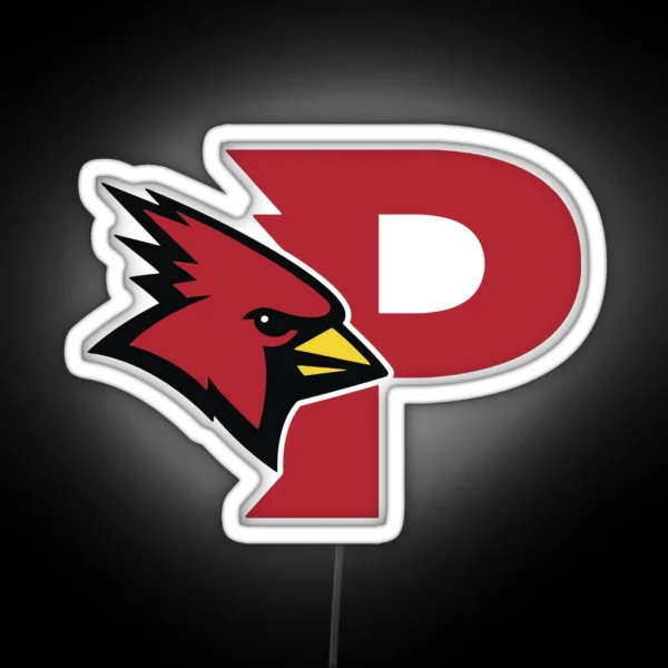 Plattsburgh State University Cardinals RGB Neon Sign