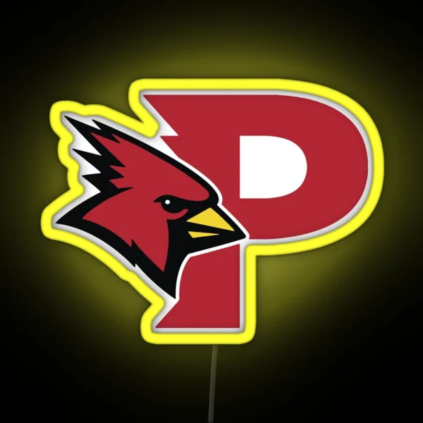 Plattsburgh State University Cardinals RGB Neon Sign