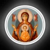 Platytera Wider Than The Heavens RGB Neon Sign - Artistic Display | Modern Design