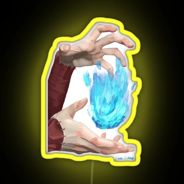 Playing With Fire Without Background RGB Neon Sign