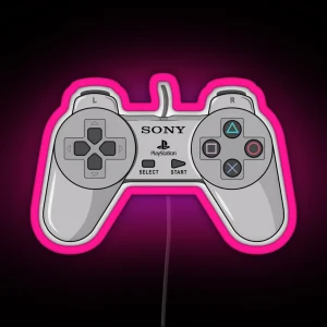 Playstation 1 Controller Led Vector RGB Neon Sign