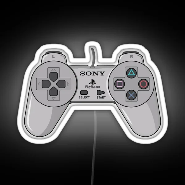 Playstation 1 Controller Led Vector RGB Neon Sign