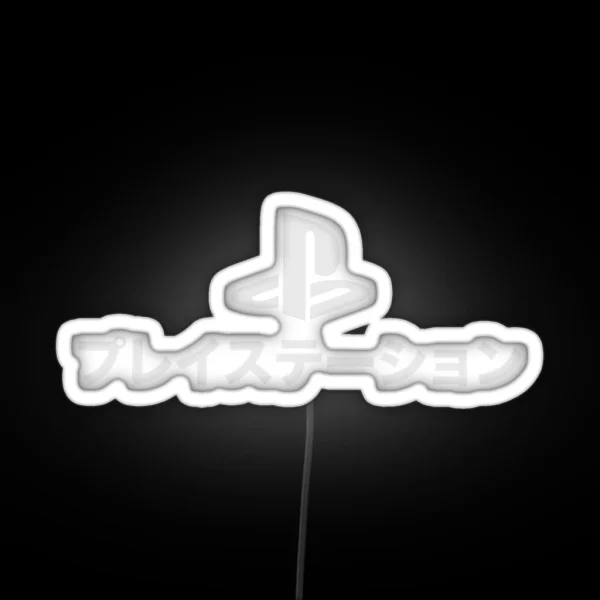 Playstation Katakana V5 RGB Neon Sign