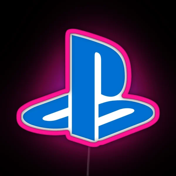 Playstation Logo RGB Neon Sign