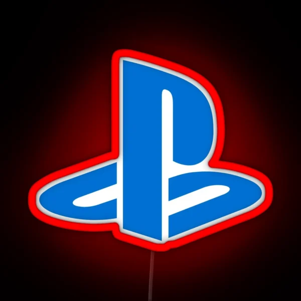 Playstation Logo RGB Neon Sign