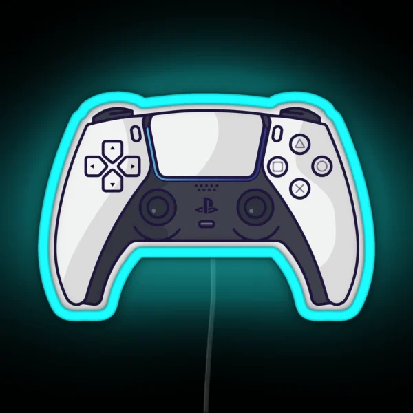 Playstation PS5 Controller RGB Neon Sign